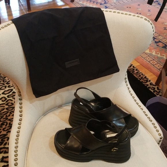 Dries Van Noten platform wedge sandal - Picture 6 of 8